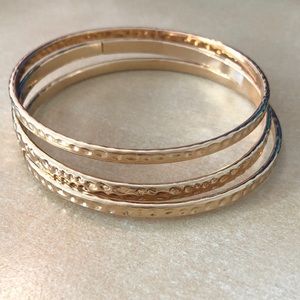 Gold bangles